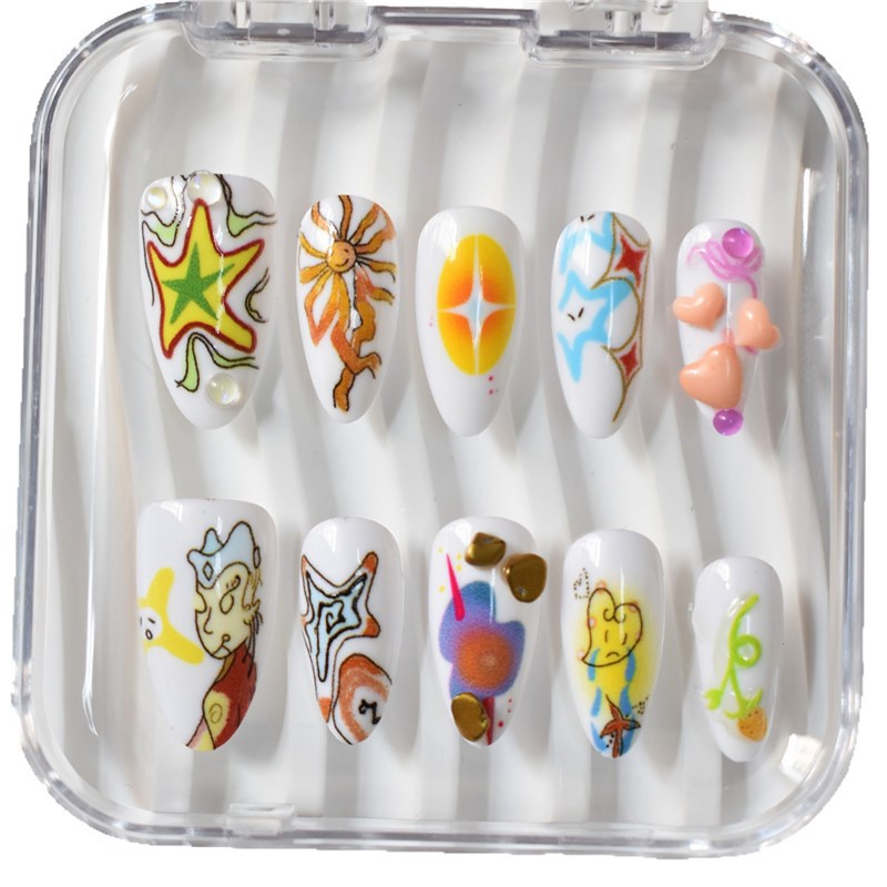 Artistic Themed Press-On Nail Set Kalsten
