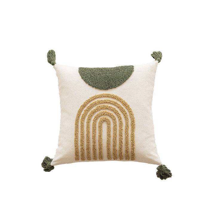Striped Accent Cushion with Texture