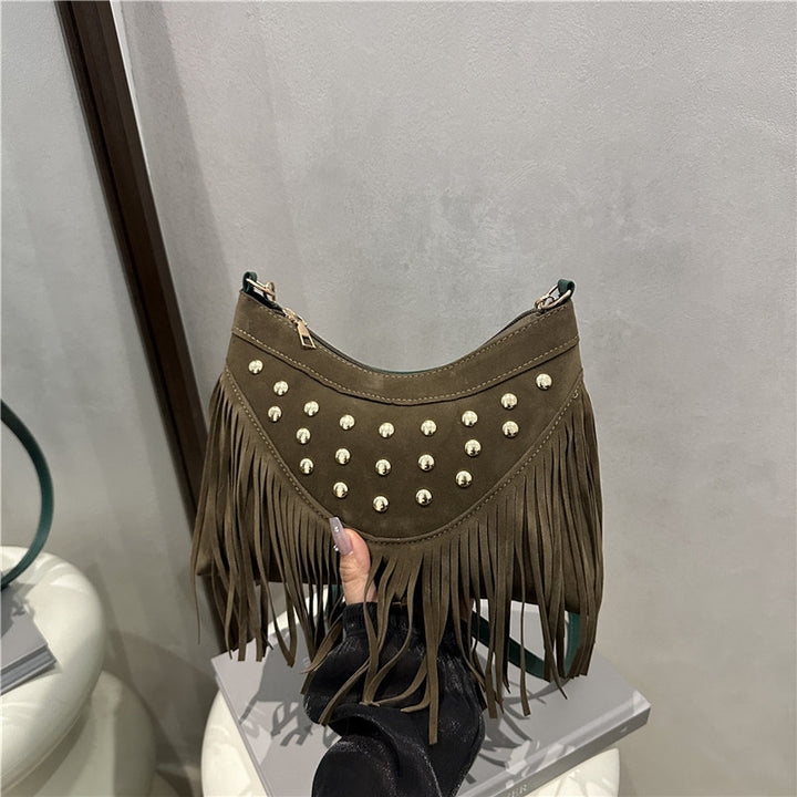 Decorative Fringe Crossbody Bag Kalsten