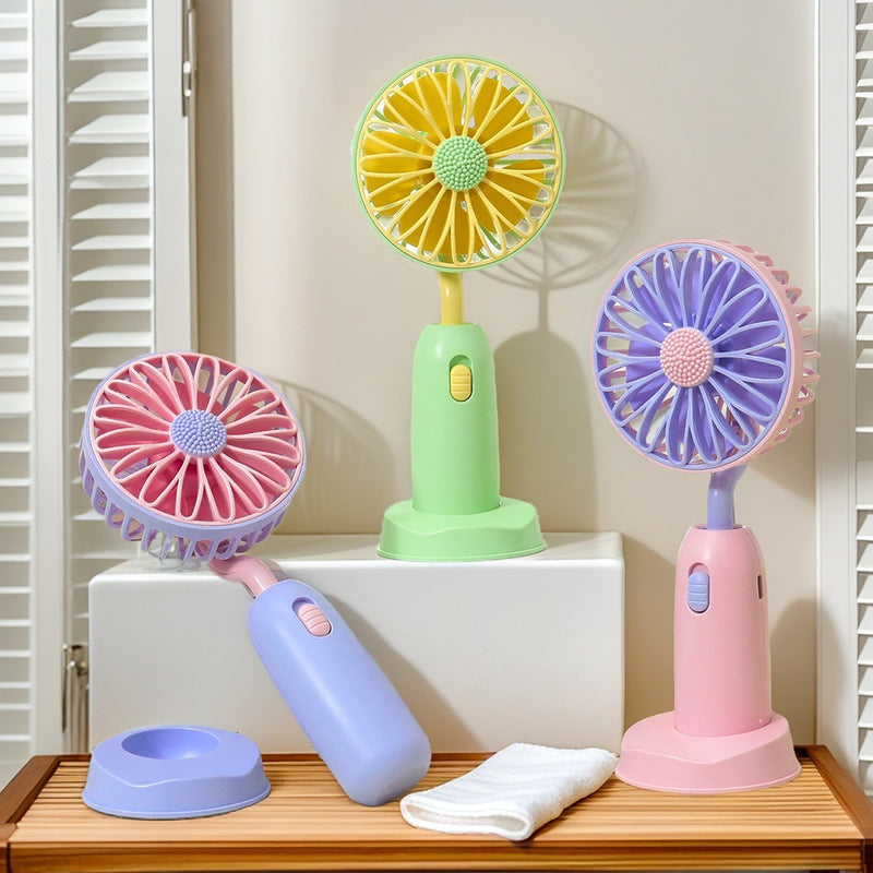 Women's Portable Hand Fan with Gentle Rotation Function Kalsten