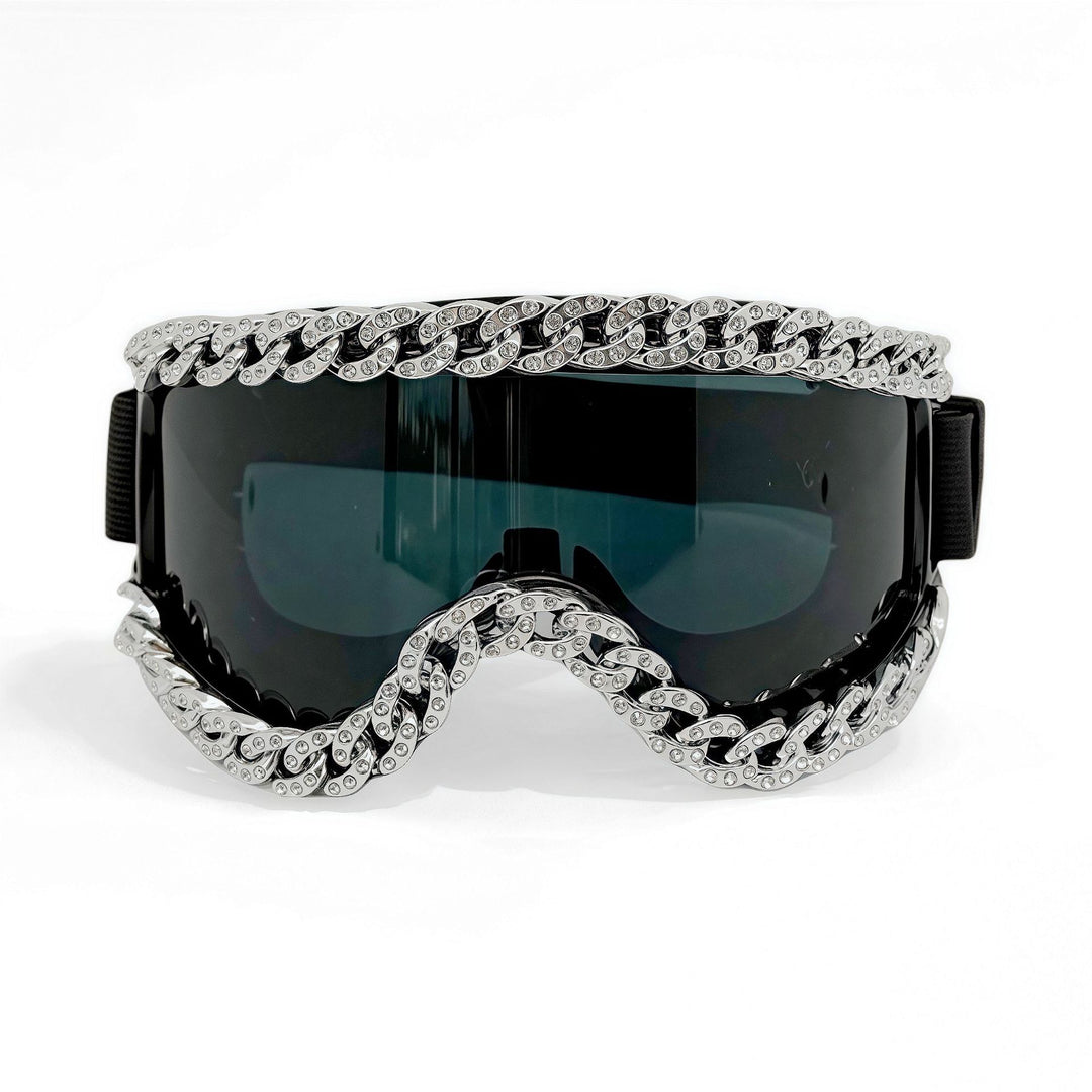 Unisex Ski Goggles with Sparkling Crystal Frame Kalsten