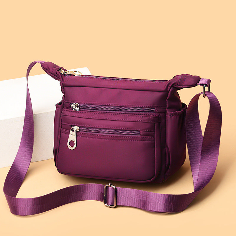 Multi-Zipper Crossbody Organizer Bag Kalsten