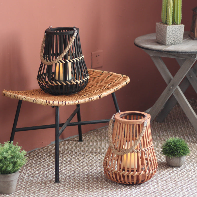 Stylish lantern with hemp handle Kalsten