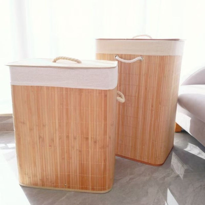 Storage basket with natural bamboo design Kalsten