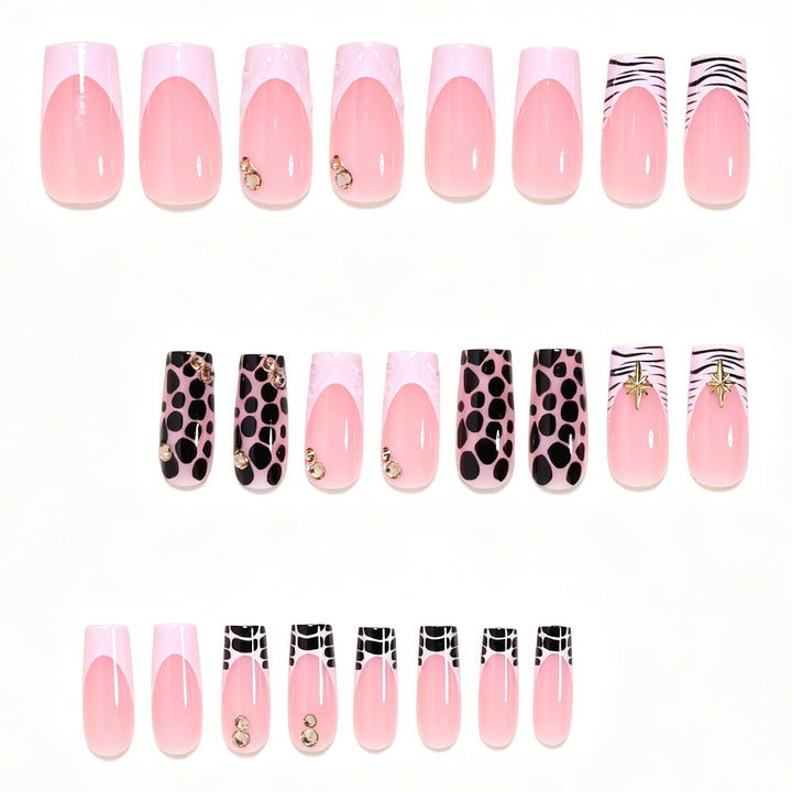 Stylish Decorative Press-On Nail Art Tips Kalsten
