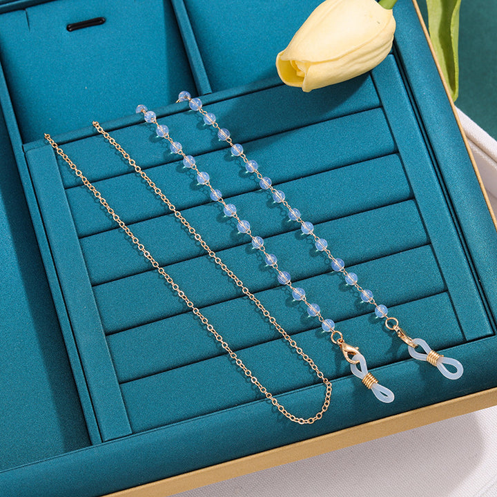 Elegant Beaded Eyewear Retainer Chain Kalsten