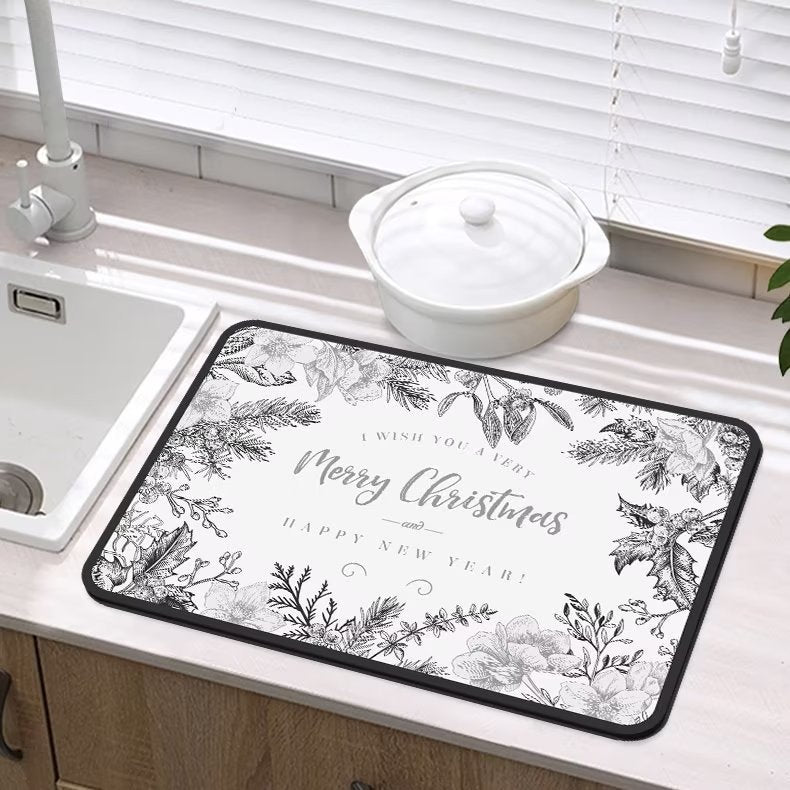 Elegant Floral Dining Table Mat Kalsten