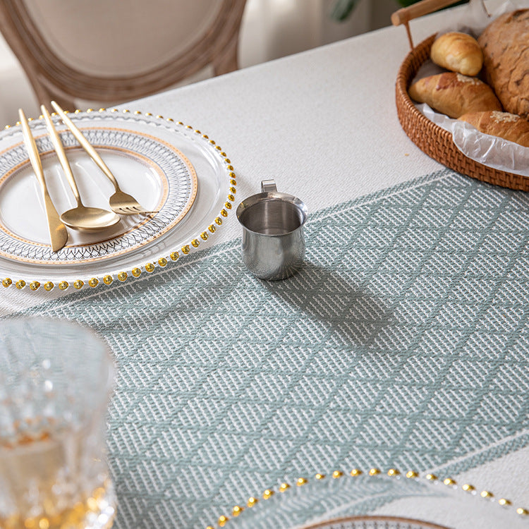 Elegant Geometric Tablecloth