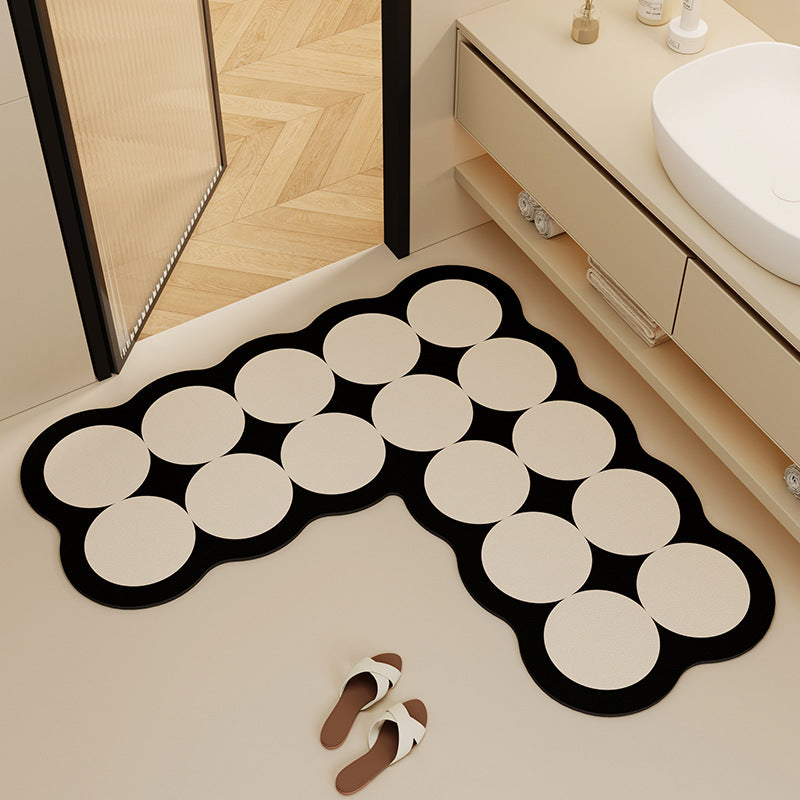 Unique Textured Bathroom Mat Kalsten