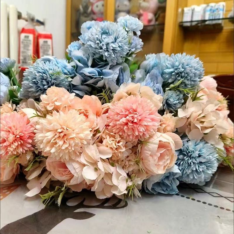 Realistic Artificial Floral Bouquet Arrangement