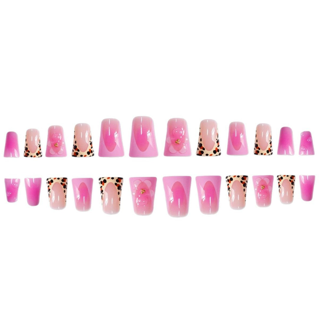 Floral and Animal Print Press-On Nail Extensions Kalsten