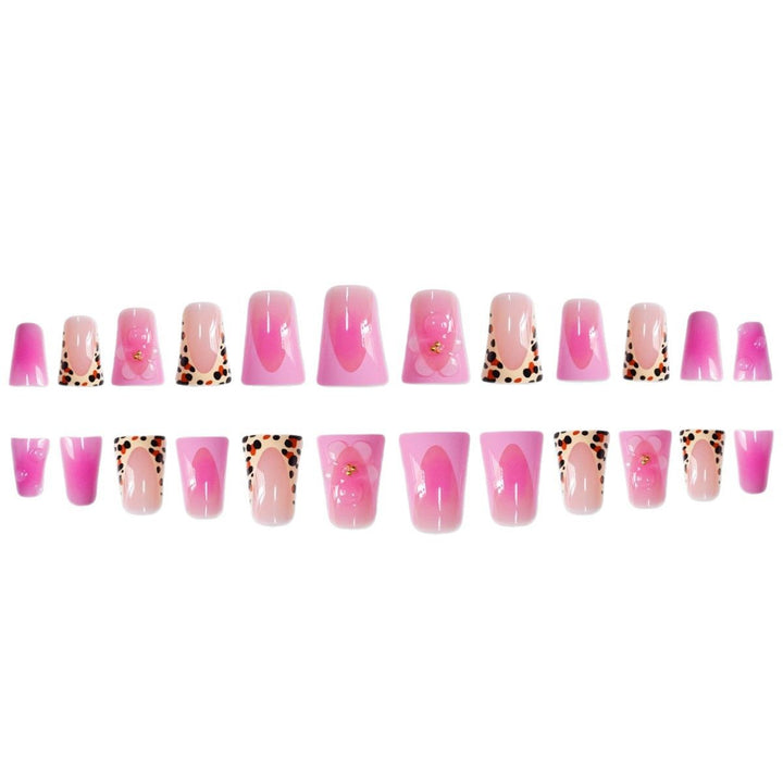 Floral and Animal Print Press-On Nail Extensions Kalsten