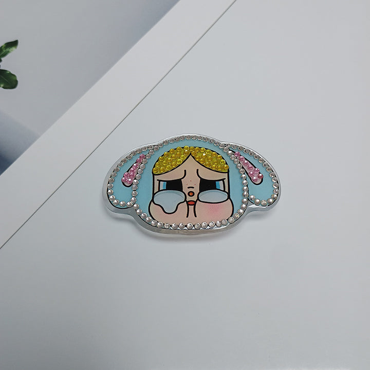 Decorative Rhinestone Character Brooch Kalsten