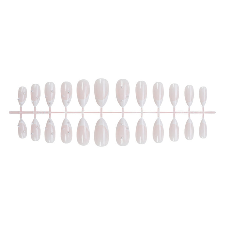 Elegant Stiletto Press-On Nails with Pearl Accents Kalsten