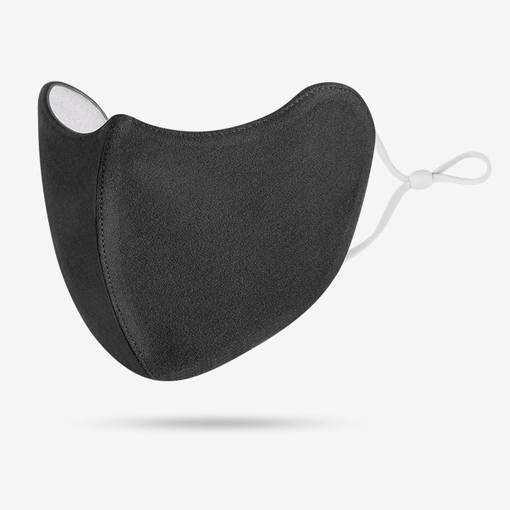 Contoured Soft-Touch Reusable Comfort Face Mask with Sculpted 3D Fit and Adjustable Elastic Toggle Kalsten