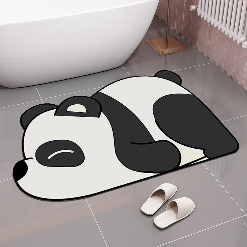 Cute Dog-Themed Bath Mat