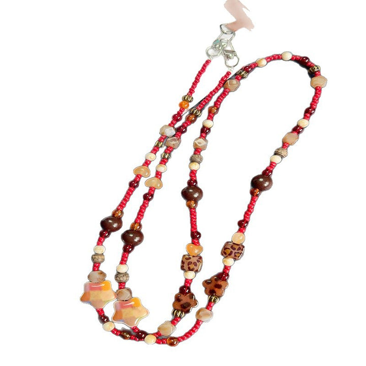 Artistic Beaded Charm Necklace Kalsten 1790134835