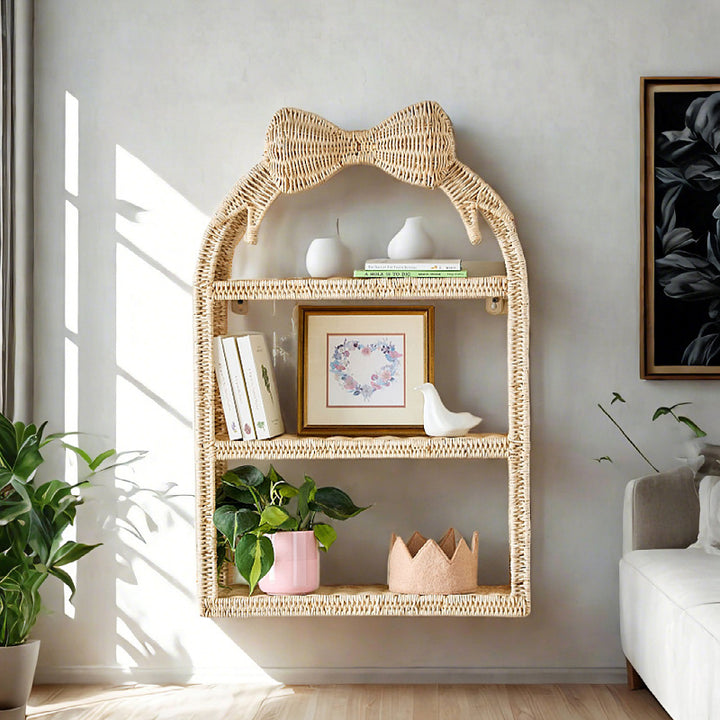 Playful wall shelf in butterfly design Kalsten