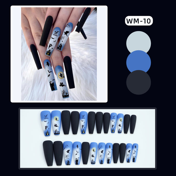 Halloween-Themed Nail Art Kalsten