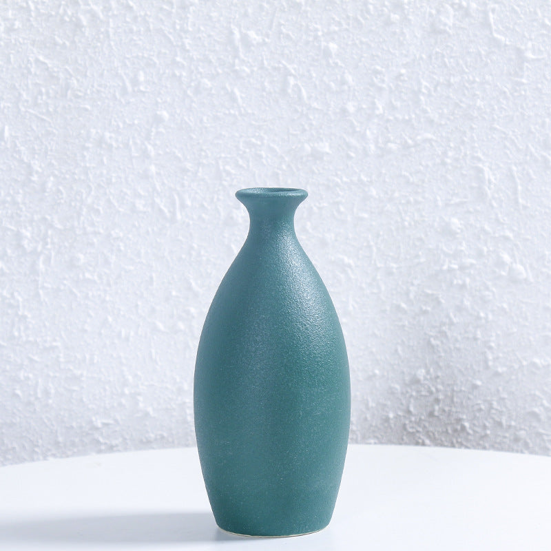 Minimalist Textured Ceramic Flower Vase Kalsten