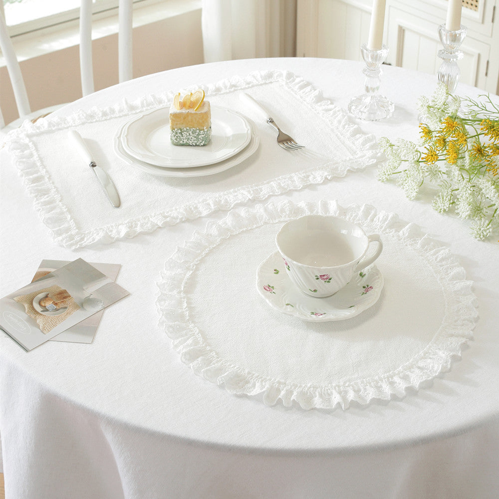 Lace Trimmed Placemats