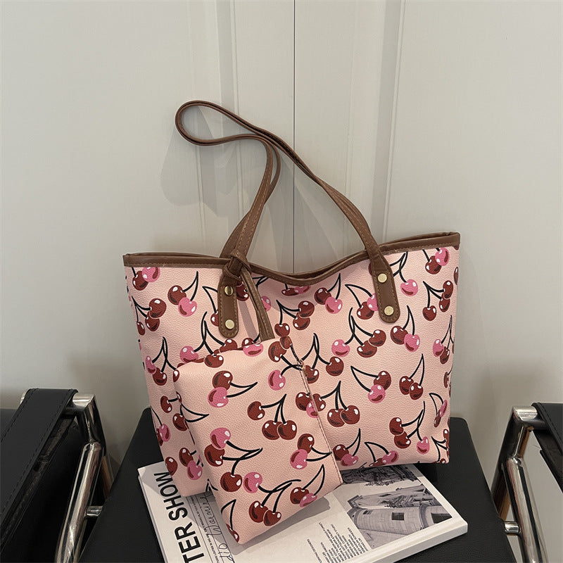 WoWhimsical Cherry Print Tote Bag Kalsten