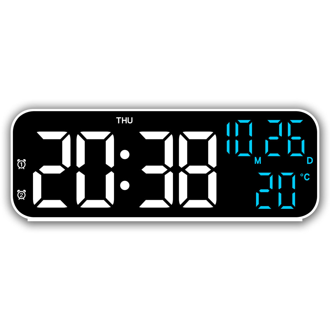 Digital Alarm Clock with Large LED Display and Weather Function Kalsten