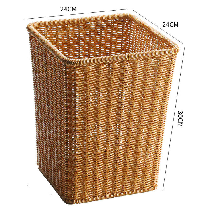 Handcrafted Wicker Waste Bin Kalsten