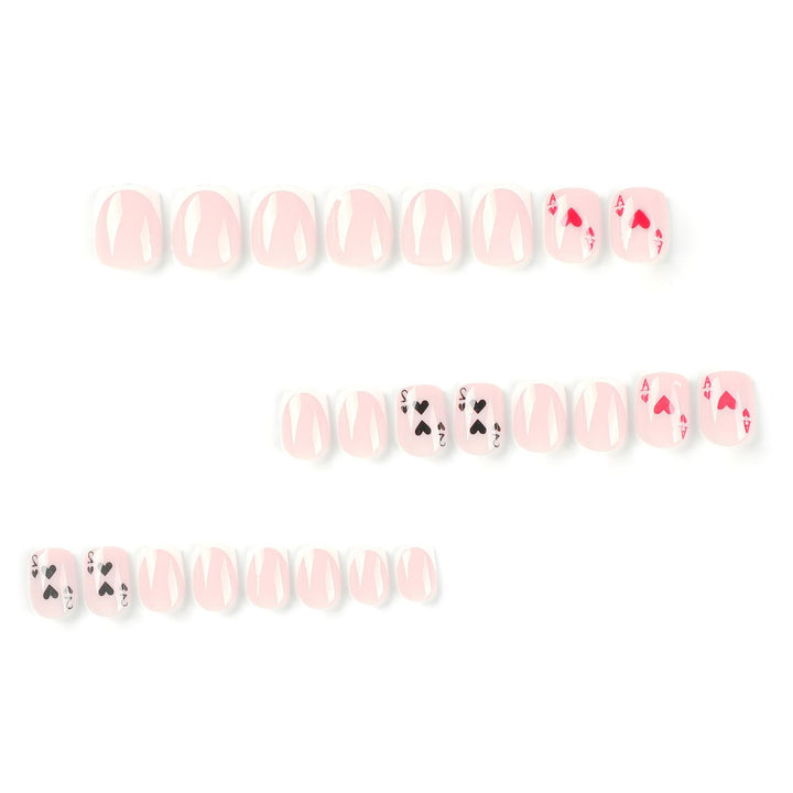 Playful nail art in playing card design Kalsten