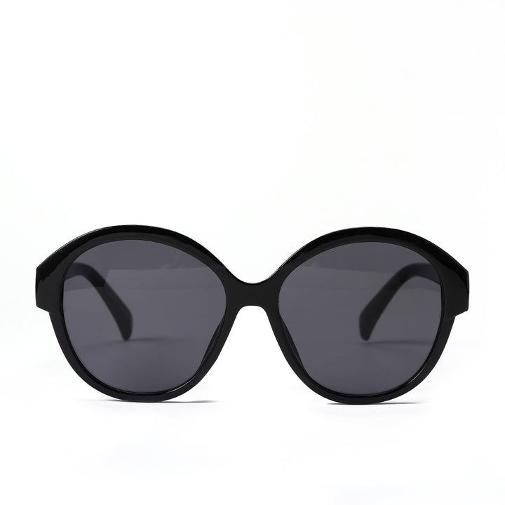 Women's round fashionable sunglasses with striking leopard pattern Kalsten
