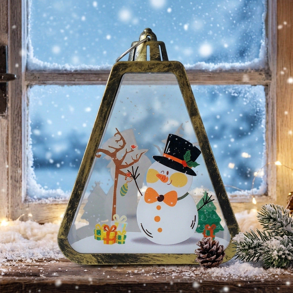 Christmas lantern in modern design