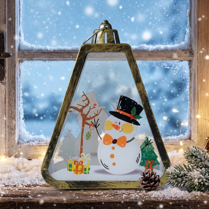 Christmas lantern in modern design