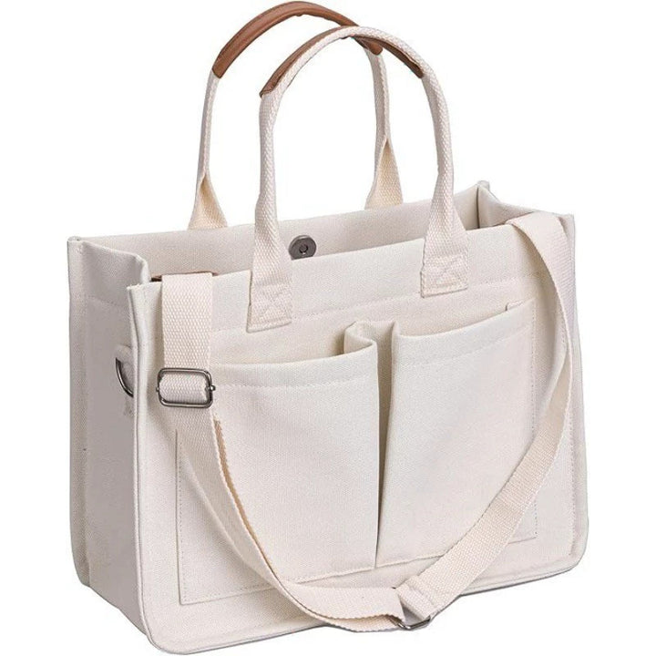 Multifunctional tote bag with numerous interior compartments Kalsten