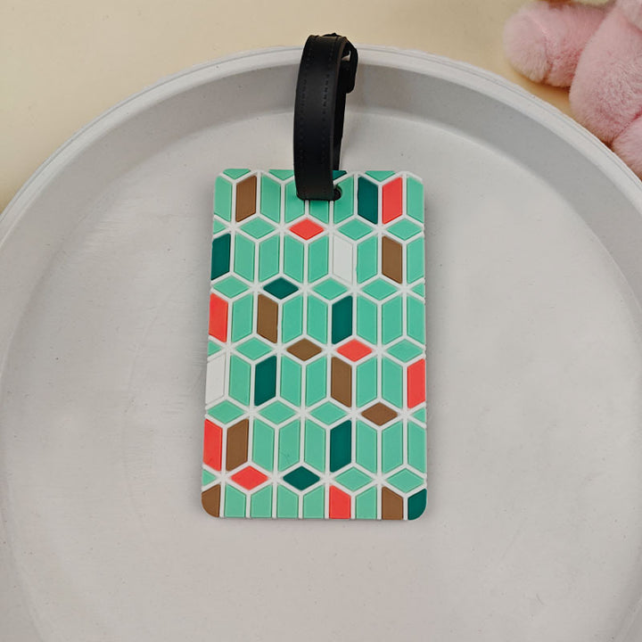 Unisex Vibrant Patterned Luggage Tag Kalsten