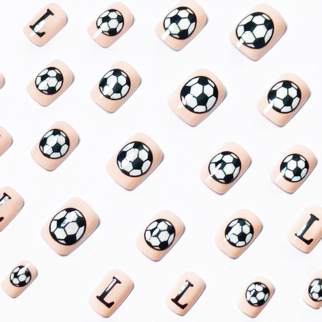 Creative Nail Art with Football Motif Kalsten