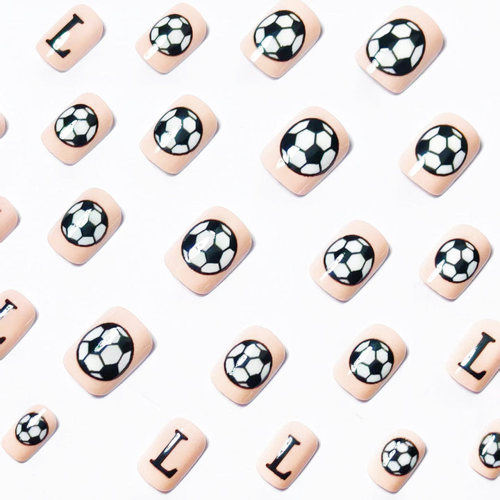 Sporty Themed Nail Art Design Kalsten
