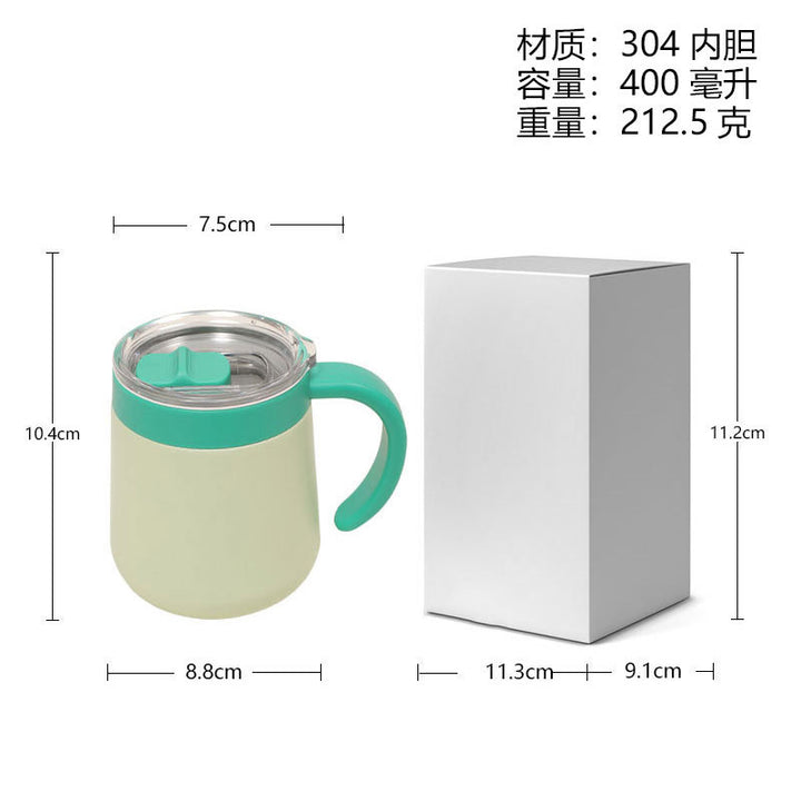 Ladies insulated mug with non-slip grip and leak-proof lid Kalsten