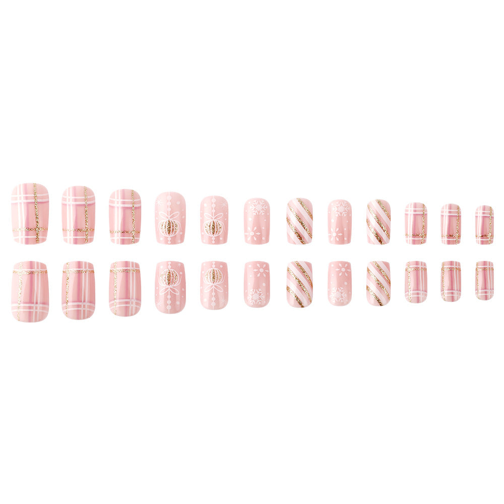 Festive Themed Press-On Nail Art Set Kalsten