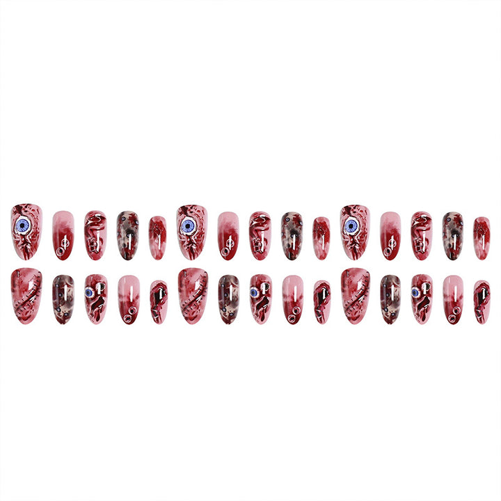 Creative artificial nail set with unique, artistic accents Kalsten