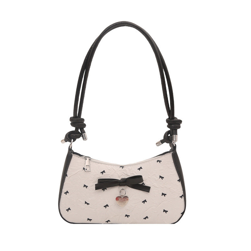 Charming Bow Detail Quilted Handbag Kalsten