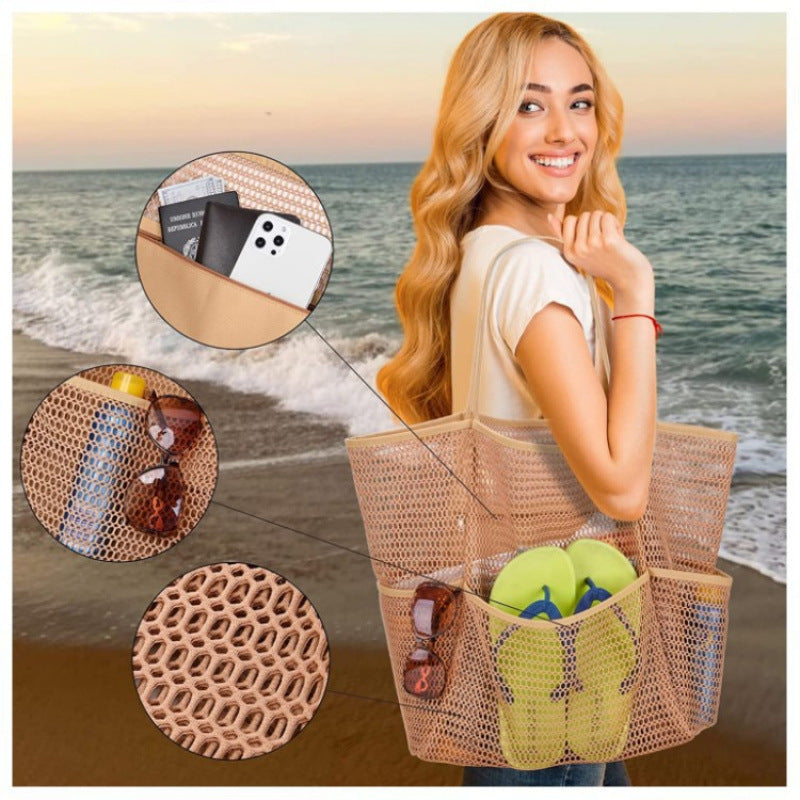 Practical Mesh Beach Bag Kalsten