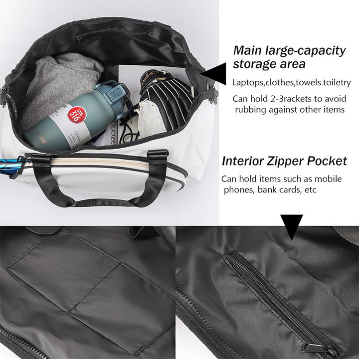 Practical sports bag with innovative compartment system Kalsten