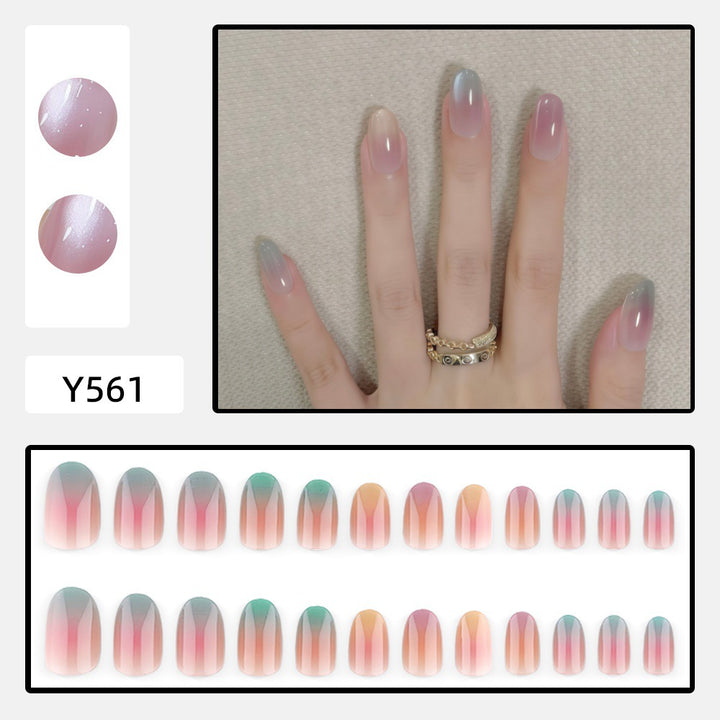 Artificial nail tips with gradient Kalsten