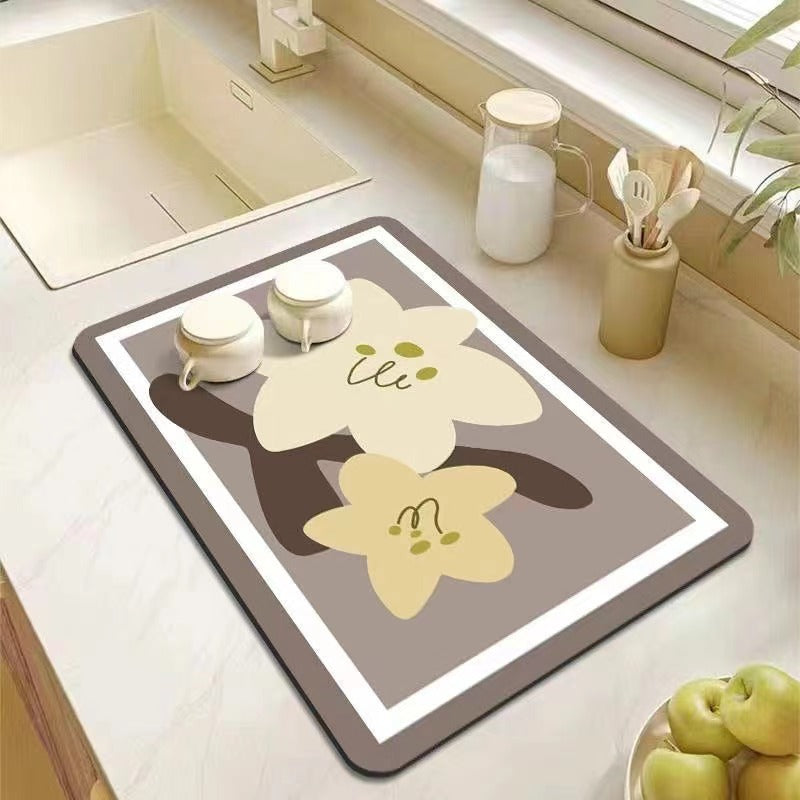 Decorative Kitchen Floor Mat Kalsten