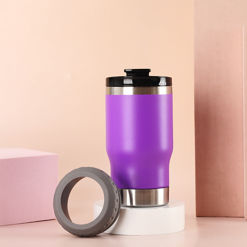 Women Insulated Travel Mug with Non-Slip Silicone Ring Kalsten