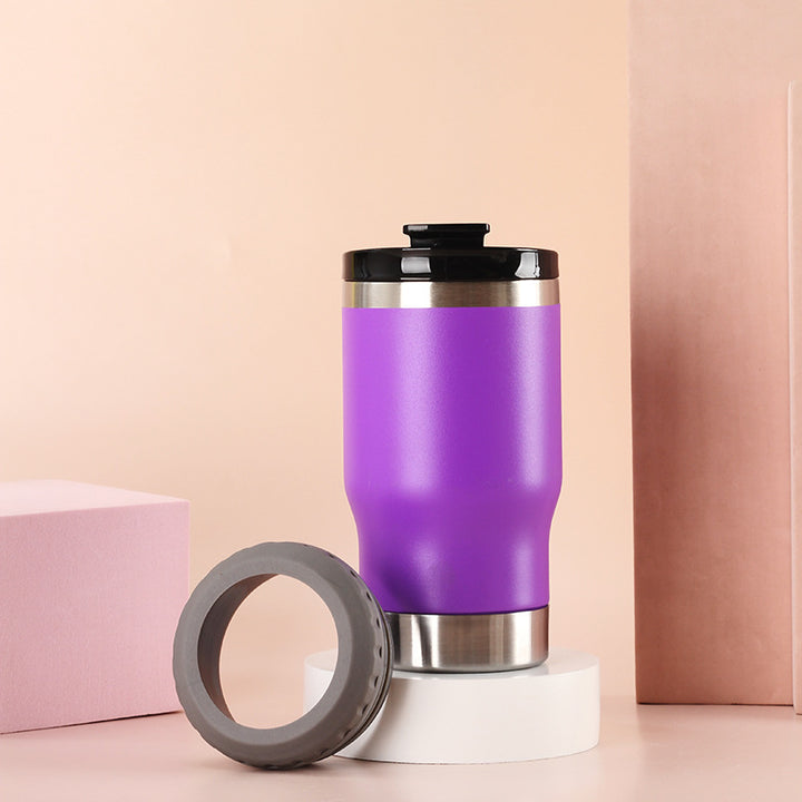 Women Insulated Travel Mug with Non-Slip Silicone Ring Kalsten
