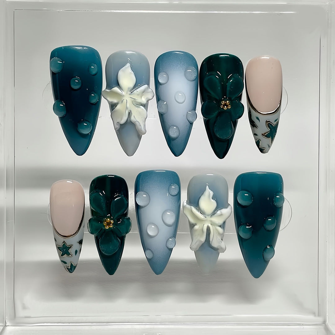 Artistic Gel Nail Art Design Kalsten