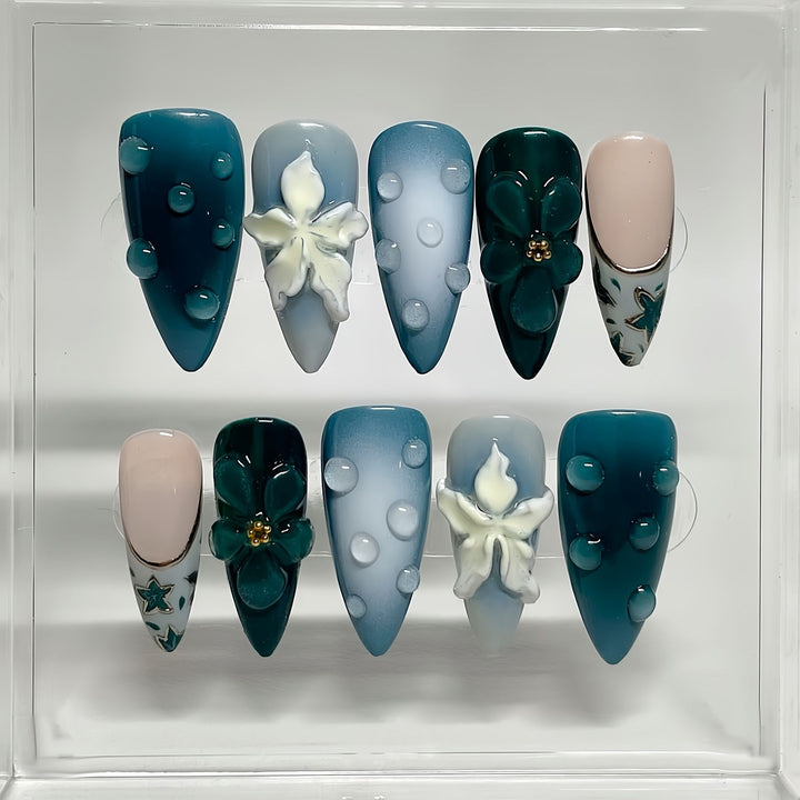 Artistic Gel Nail Art Design Kalsten