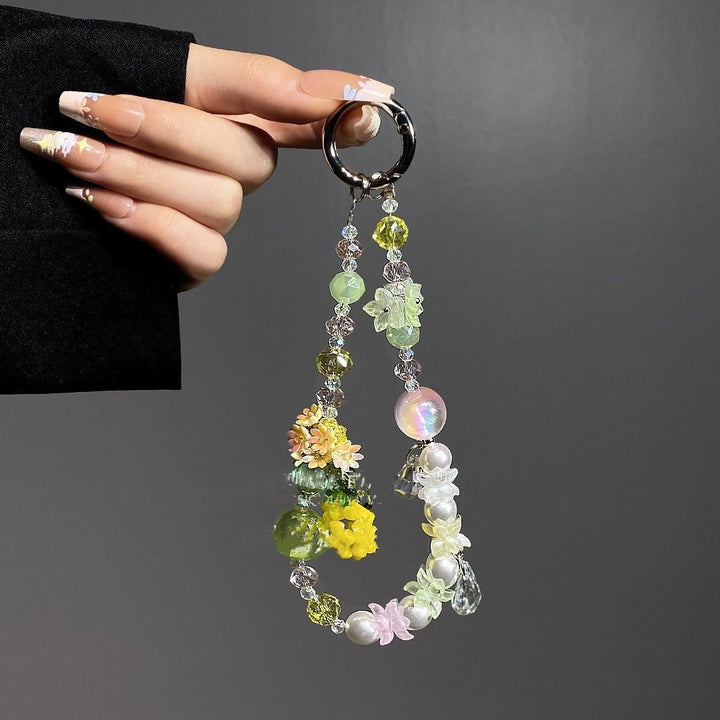Floral Acrylic Charm Keychain Kalsten