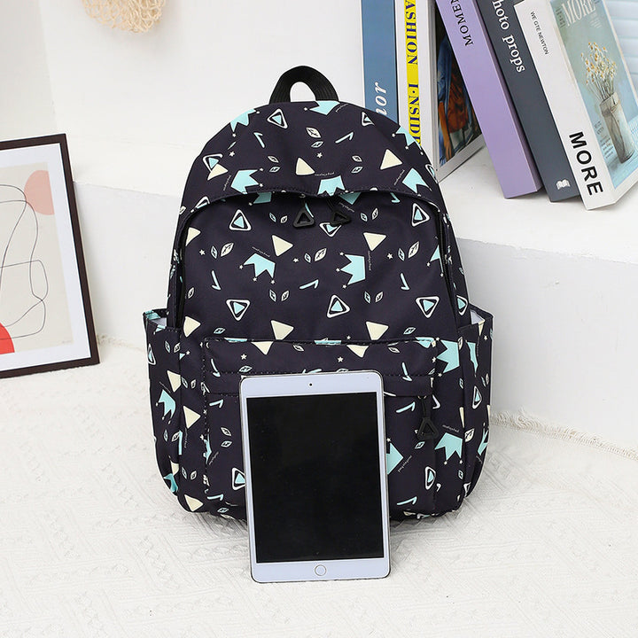 Stylish backpack with separate lunch container and pencil case Kalsten